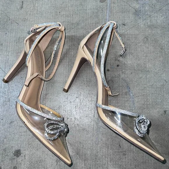 Shoe Dazzle Bow Diamond Heel ON-D72 - Picture 2 of 3